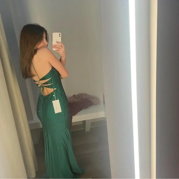 Green Prom David's Bridal Emerald Green Green Prom Dresses Ellie Wilde  Seafoam Green, Emerald Green